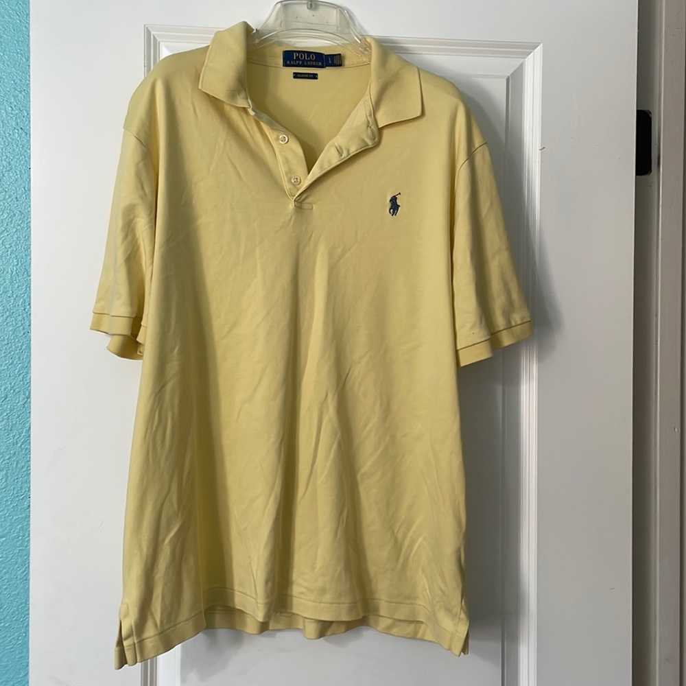 Butter yellow large polo